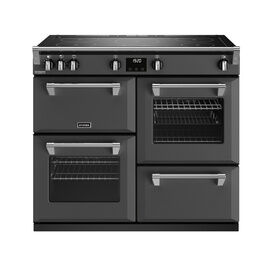 STOVES 444411560 Richmond Deluxe 100cm Touch Controls Electric Induction Range Cooker Anthracite NEW FOR 2023