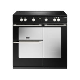 STOVES 444411464 Sterling Deluxe D900 Electric Induction Range Cooker Touch Control Black NEW FOR 2023