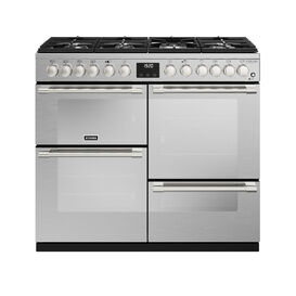 STOVES 444411476 Sterling Deluxe D1100DF Dual Fuel Range Cooker Stainless Steel NEW FOR 2023