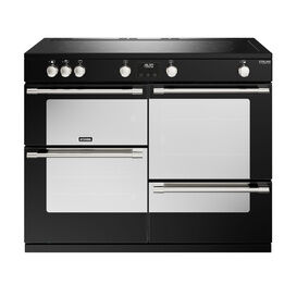 STOVES 444411481 Sterling Deluxe D1100EI Electric Induction Range Cooker Black Touch Control NEW FOR 2023
