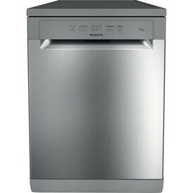 HOTPOINT H2FHL626XUK 60cm 14 Place Freestanding Dishwasher Inox