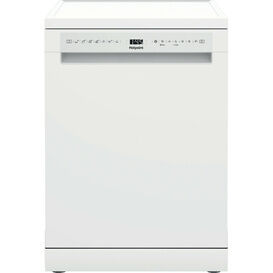 H7FHS41 HOTPOINT 60cm 15 Place Settings Freestanding Dishwasher White