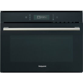 HOTPOINT MP676BLH Built-In Micro Combi Oven and Grill Black