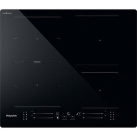 HOTPOINT TS3560FCPNE Induction Glass-Ceramic Hob BLACK