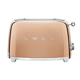 SMEG TSF01RGUK Retro 2 Slice Toaster Rose Gold Special Edition