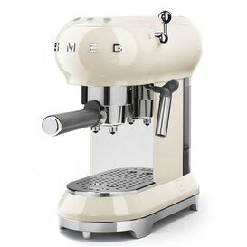 SMEG ECF01CRUK Espresso Machine Cream