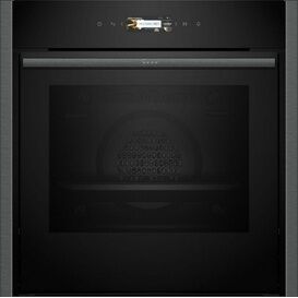 Neff B54CR71G0B 60cm Slide and Hide Built In Electric Single Oven Graphite