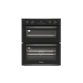 BLOMBERG ROTN9202DX 59.4cm Built-Under Electric Double Oven - Dark Steel