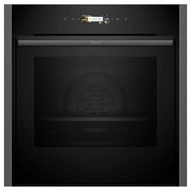 NEFF B54CR31G0B N70 Slide and Hide Built-In Electric Single Oven Graphite-Grey