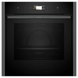 NEFF B64CS71G0B N90 Slide and Hide Built-In Electric Single Oven Graphite-Grey