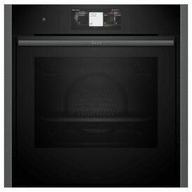 NEFF B64CT73G0B N90 Slide and Hide Built-In Electric Single Oven Graphite-Grey