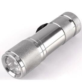 STATUS S3XAAA9LEDSTX12 9 LED Aluminium Torch - Silver