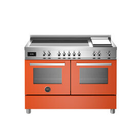 Bertazzoni Professional 120cm Range Cooker Induction Fuel Orange PRO125I2EART