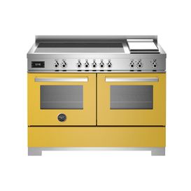 Bertazzoni Professional 120cm Range Cooker Twin Induction Yellow PRO125I2EGIT2