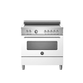 Bertazzoni Master 90cm Range Cooker Single Oven Induction White MAS95I1EBIC2