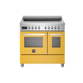 Bertazzoni Professional 90cm Range Cooker Twin Oven Electric Induction Yellow PRO95I2EGIT