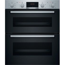 BOSCH NBS113BR0B Series 2, Built-Under Double Oven Stainless Steel