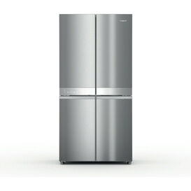HOTPOINT HQ9B2LG American Style Side by Side 90cm Fridge Freezer - Inox