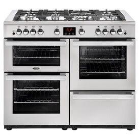 BELLING 444411729 CookCentre 110G 110cm Range Cooker Gas Professional Stainless Steel