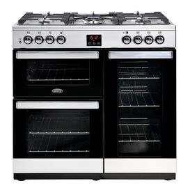 BELLING 444411723 Cookcentre X90G 90cm Gas Professional Stainless Steel