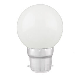 1W LED Festoon Golfball Lamp BC Warm White - Shatterproof EBLEDG1WWBC