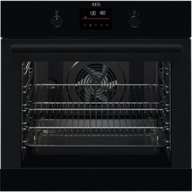 AEG BEX33501EB 59.4cm Built In Electric Single Oven Black
