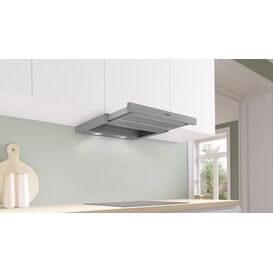 BOSCH DFS067A51B Telescopic Cooker Hood, 60 cm, Silver Metallic