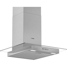 BOSCH DWG64BC50B Wall-Mounted Cooker Hood, 60 cm, Clear Glass