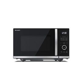 SHARP YC-QS254AU-B 25L Flatbed Microwave Oven - Black