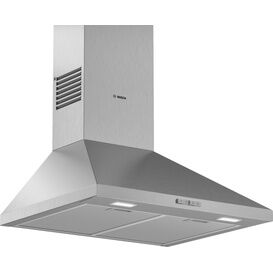 BOSCH DWP64BC50B Series 2 60cm Wall-Mounted Cooker Hood - Stainless Steel
