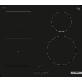 BOSCH PWP611BB5B Series 4 60cm 4 Zone Induction Hob - Black