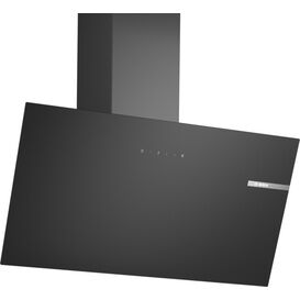 BOSCH DWK85DK60B Ser 2 Wall-Mounted Inclined 80cm Hood Black Glass