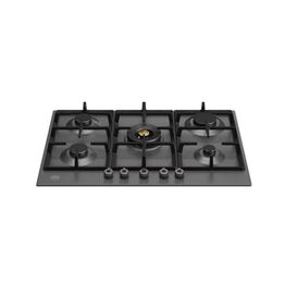 BERTAZZONI P755CPRONE Pro Series 75cm Gas Hob &amp; Wok Burner - Matt Black