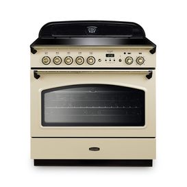 RANGEMASTER CLAS90FXEICR/B Classic FX 90cm Induction Cream/Brass