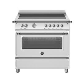 Bertazzoni Heritage 90cm Range Cooker Single Oven Induction Stainless Steel HER95I1EXT