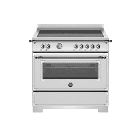 Bertazzoni Heritage 90cm Range Cooker Single Oven Induction Stainless Steel HER95I1EXT2