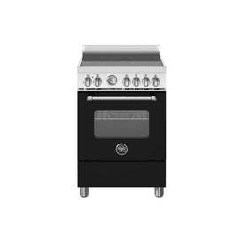 Bertazzoni Master 60cm Mini Range Cooker Single Oven Induction Matt Black MAS64I1ENEC2