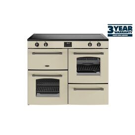 BELLING 444411842 Farmhouse 110cm Induction Touch Controls Range Cooker - Cream