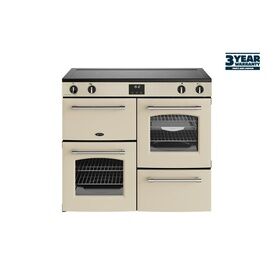 BELLING 444411833 Farmhouse 100cm Induction Touch Range - Cream