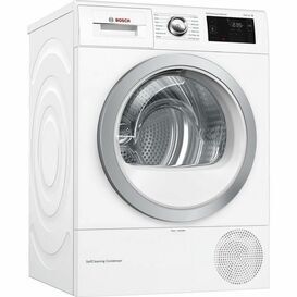 Bosch WTWH7660GB 9kg Condenser Tumble Dryer with Heat Pump White