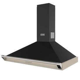 STOVES 444411657 Richmond 90cm Pyramid Chimney Cooker Hood Cream