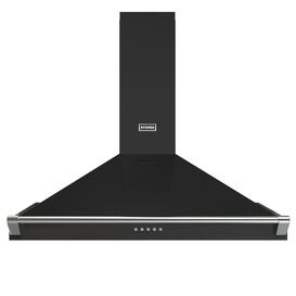 STOVES 444411660 Richmond 110PYR Pyramid Chimney Hood Black