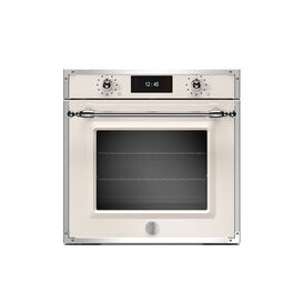 Bertazzoni Heritage Series F6011HERVPTAX/23 TFT Display 60cm Oven 11 Functions Pyro &amp; Steam Ivory/Chrome