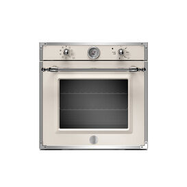 Bertazzoni F609HEREKTAX Heritage Series Temp Gauge 60cm Oven 9 Functions Ivory/Chrome