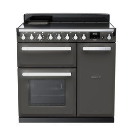 RANGEMASTER ESDL90EIPSLT/CM1 Estel DLX 90 Induction Range Cooker - Slate/Chrome