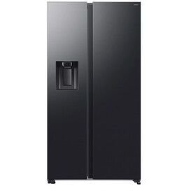 SAMSUNG RS70F66KCFEU 91cm Side by Side American Fridge Freezer - Black
