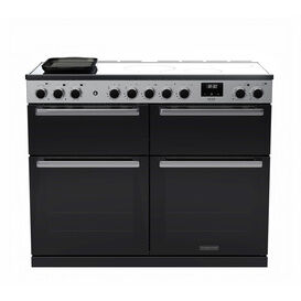 RANGEMASTER EDDLB110EIGBLK/CM1 Edge DLX110 BC Induction Black Glass/Chrome