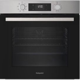 HOTPOINT HOM255CXUK Built-In 60cm Single Electric Oven - Stainless Steel