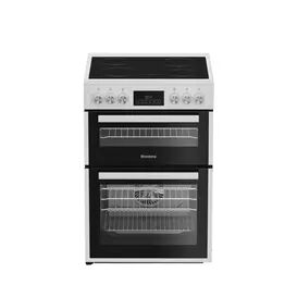 BLOMBERG HKRN651W 60cm Double Oven Electric Cooker - White