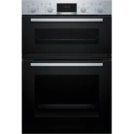 BOSCH MBA533BS3B Series 4 Built-in 60cm Double Oven - Stainless Steel